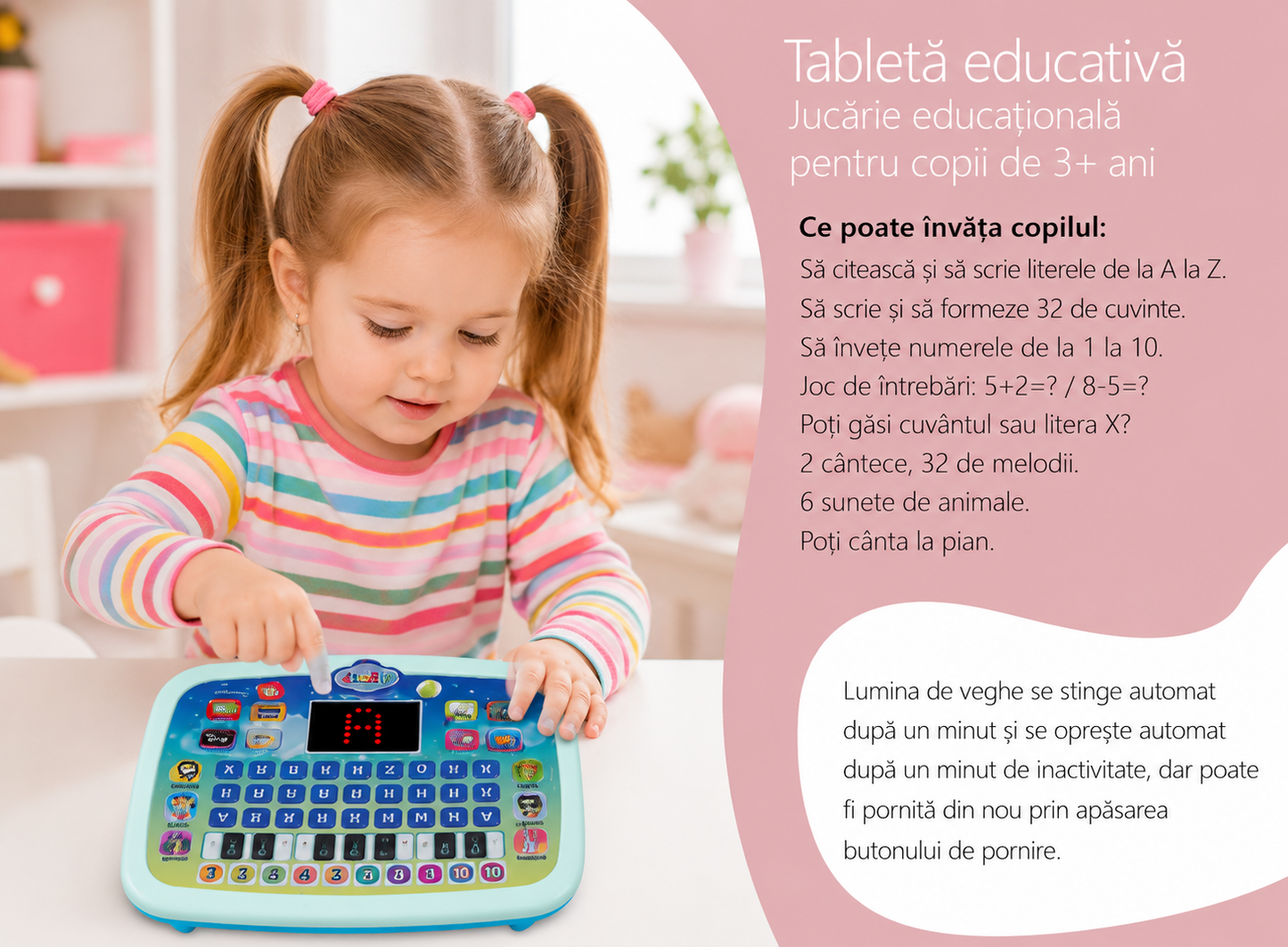 Tableta Educațională Interactivă ABC & Pian
